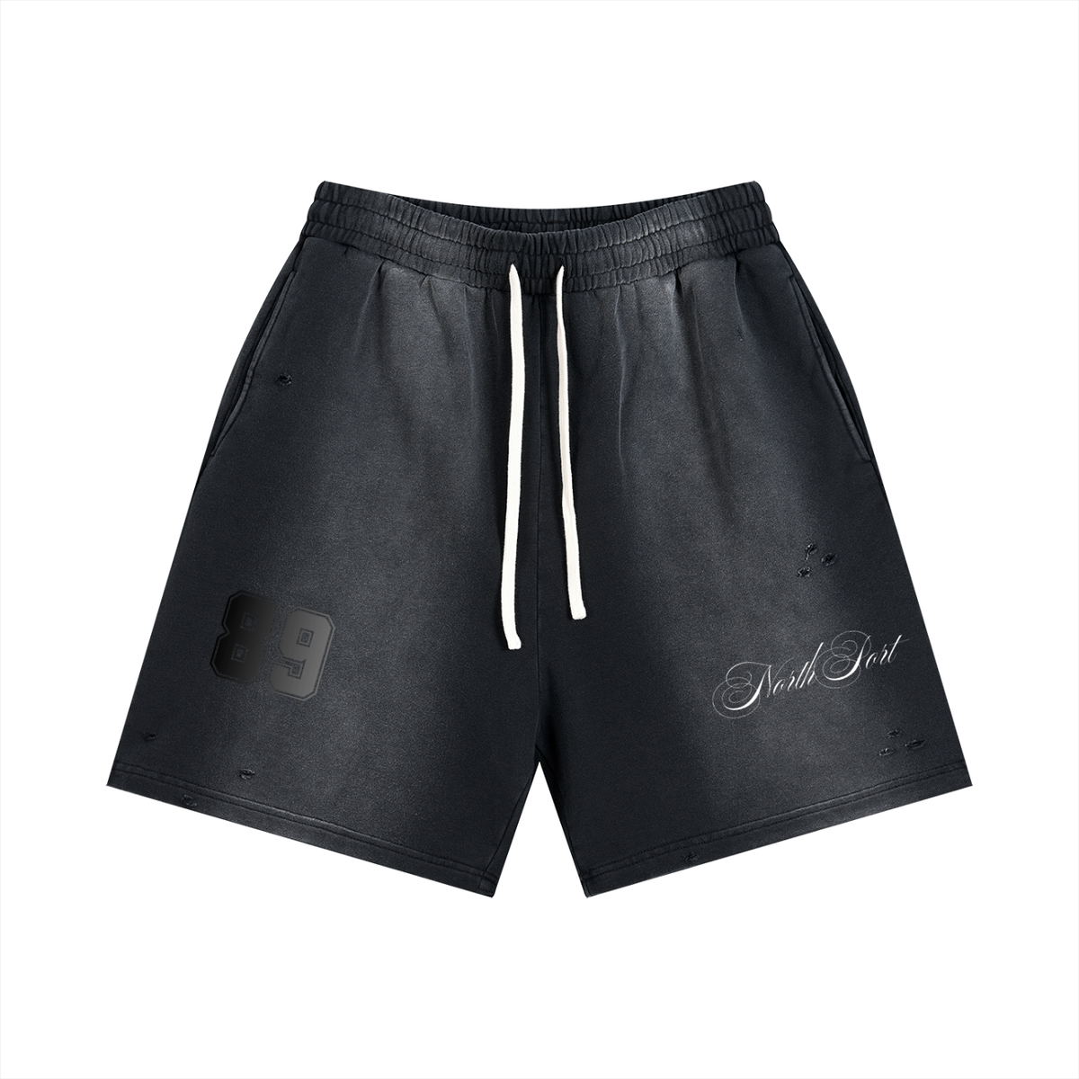 Sun Fade Distressed Shorts