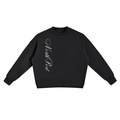 Fleece Side Slit Crewneck Sweatshirt